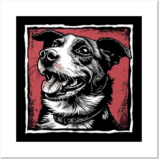 Retro Art Australian Cattle Dog Lover Posters and Art